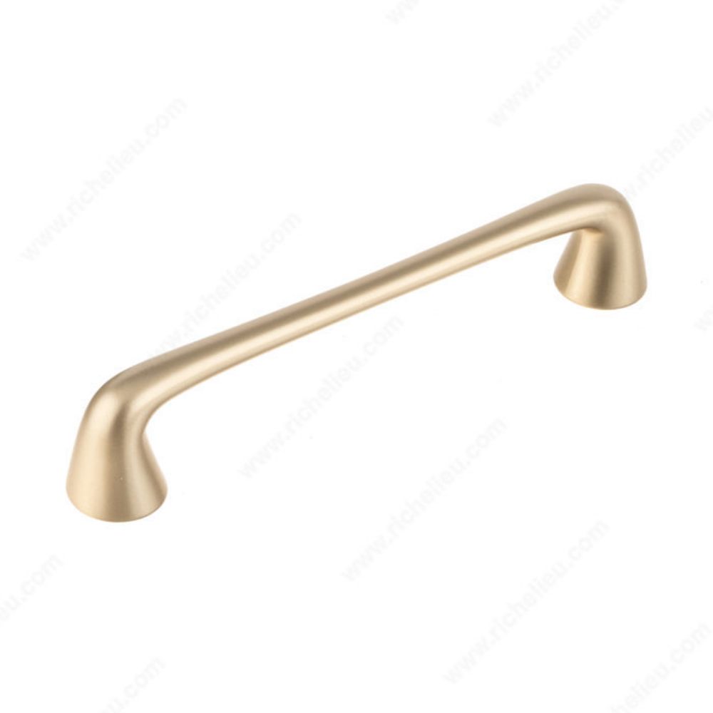 Richelieu 5216160214 5216 Contemporary Metal Pull in Sienna Gold