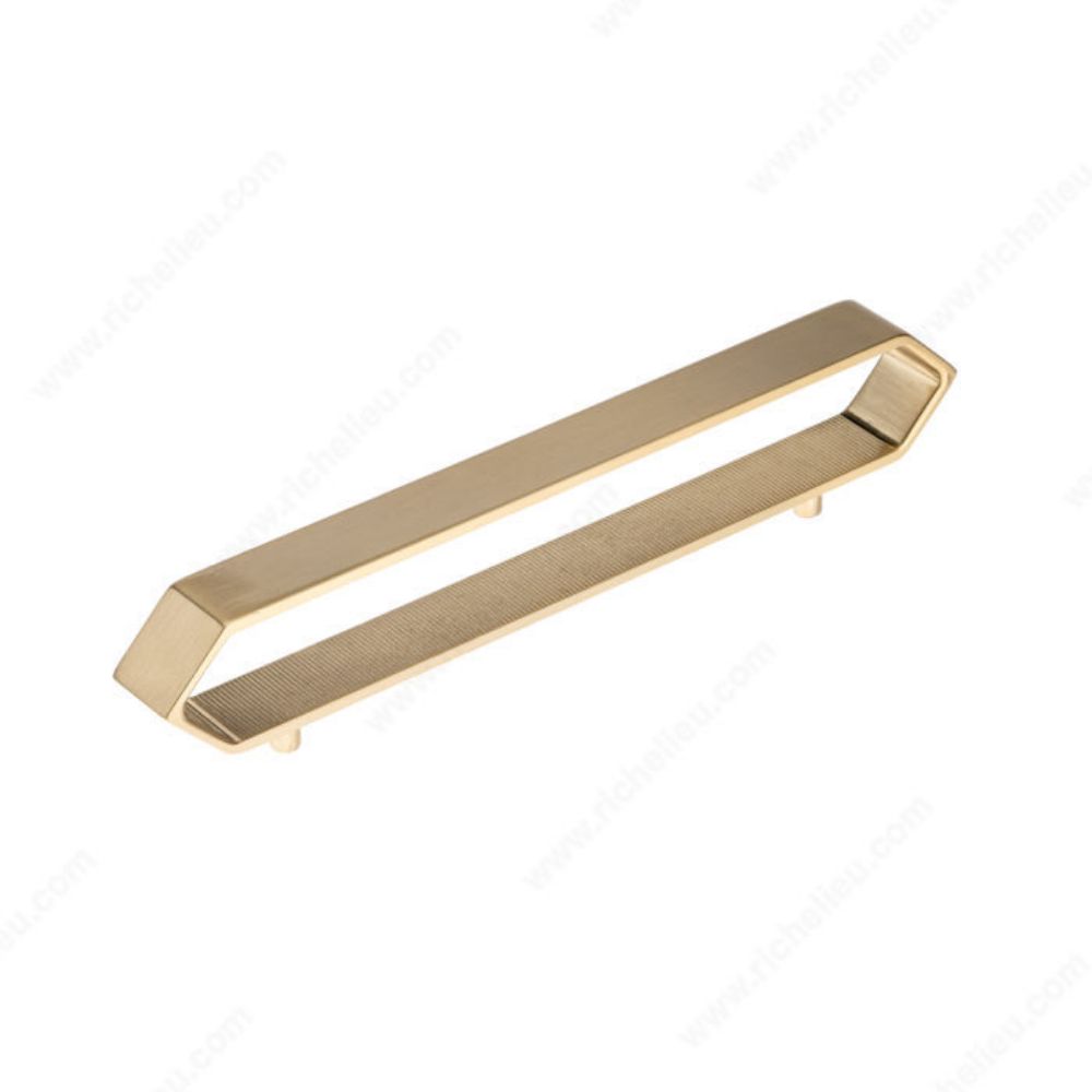 Richelieu 5465128215 5465 Contemporary Metal Pull in Lima Gold