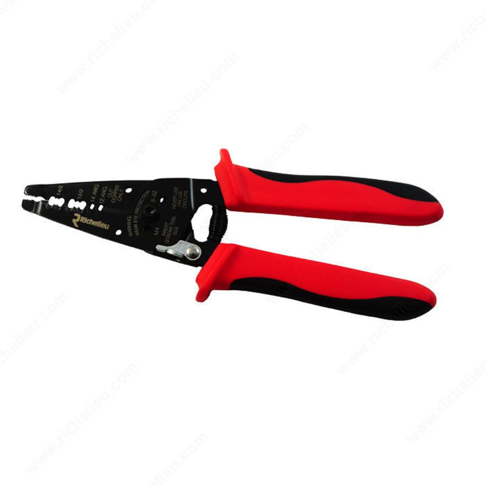 Richelieu 991214 Stripper 8 Inch Cable Stripper in Black and Red