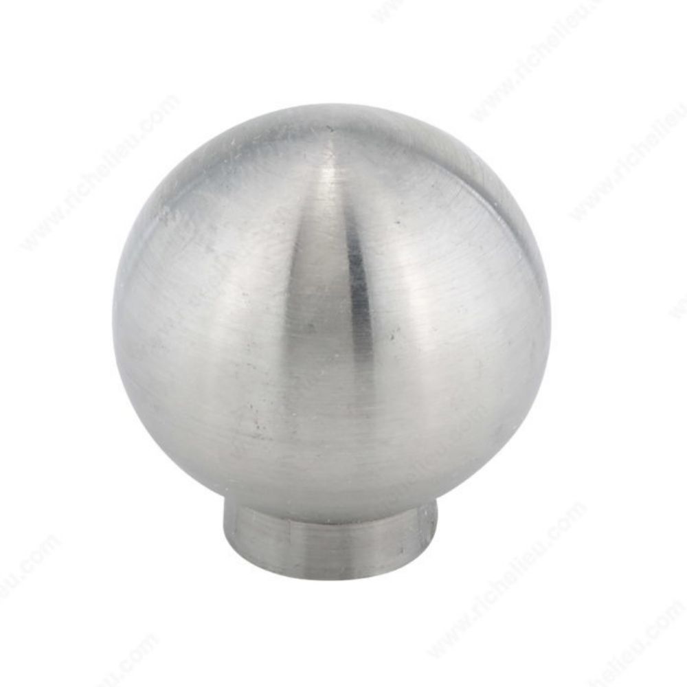 Richelieu BP34013170AB 340 Contemporary Knob in Stainless Steel