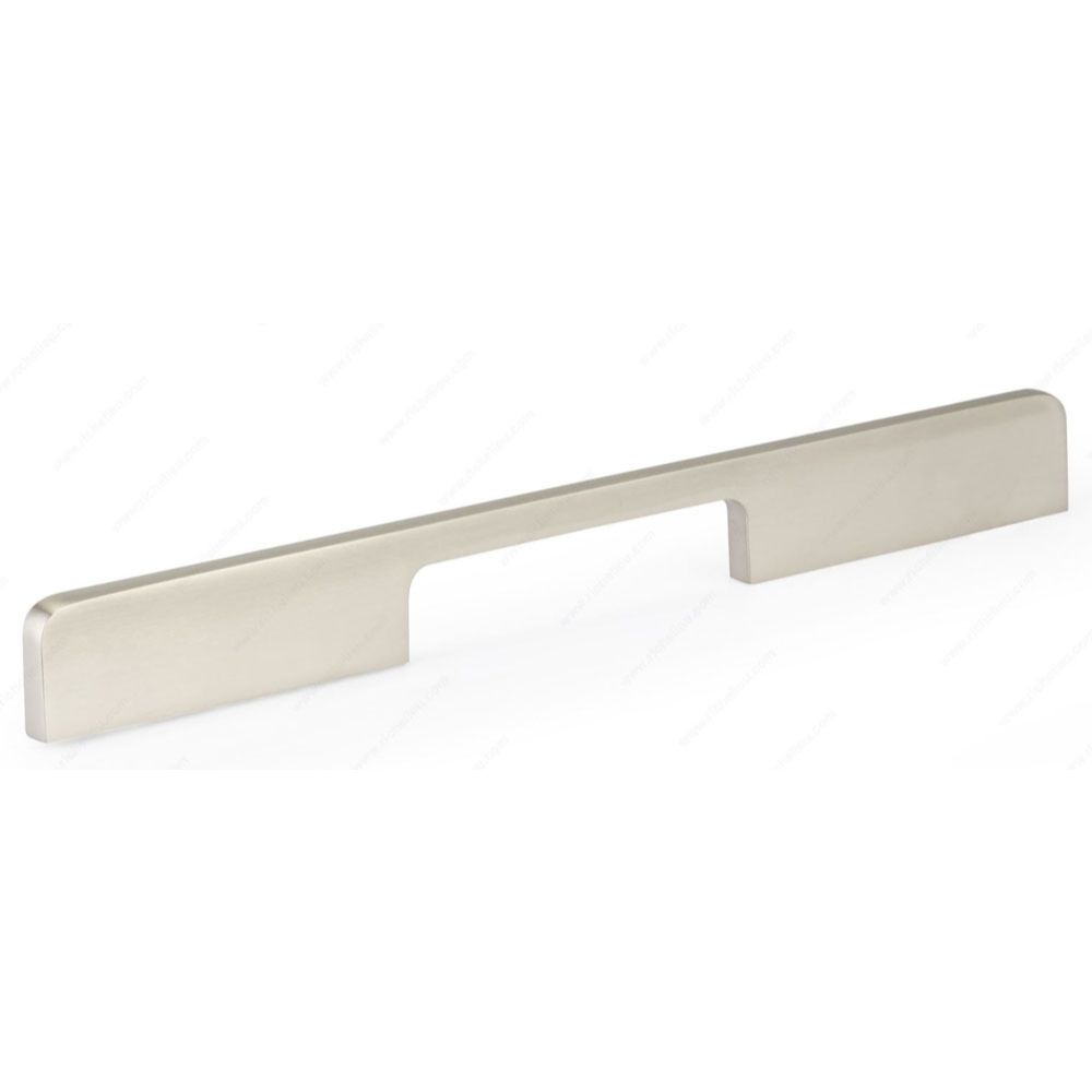 Richelieu Hardware BP730128195  Contemporary Metal Pull - 730 in Brushed Nickel