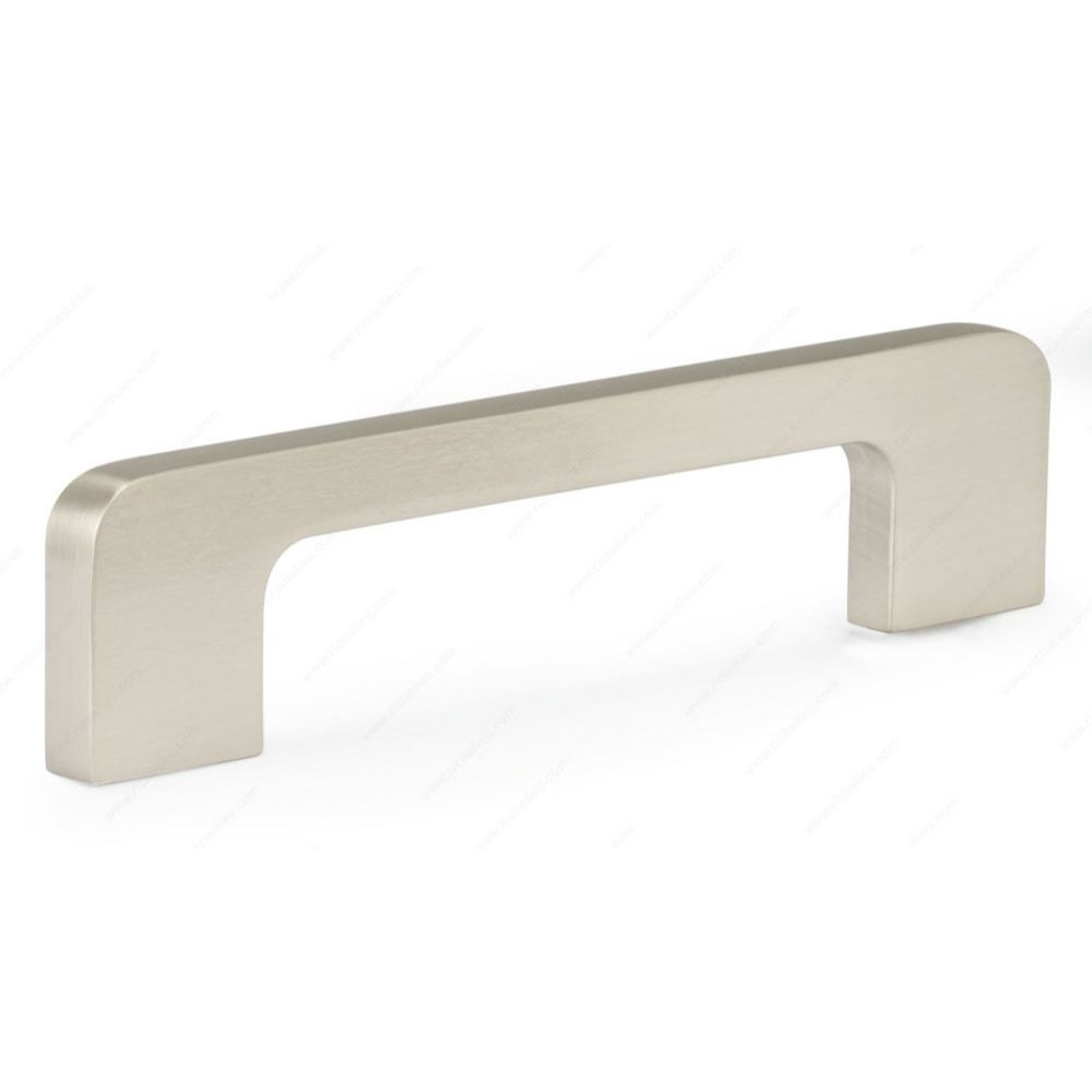 Richelieu Hardware BP73096195  Contemporary Metal Pull - 730 in Brushed Nickel