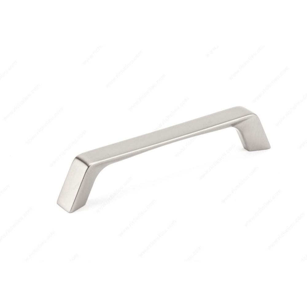 Richelieu Hardware BP7348128195  Contemporary Metal Pull - 7348 in Brushed Nickel