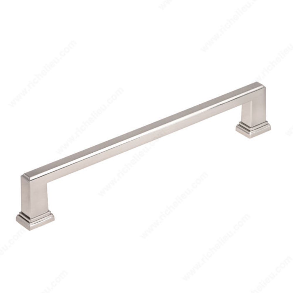 Richelieu BP795304195 Transitional 12 Inch CTC Metal Appliance Pull in Brushed Nickel