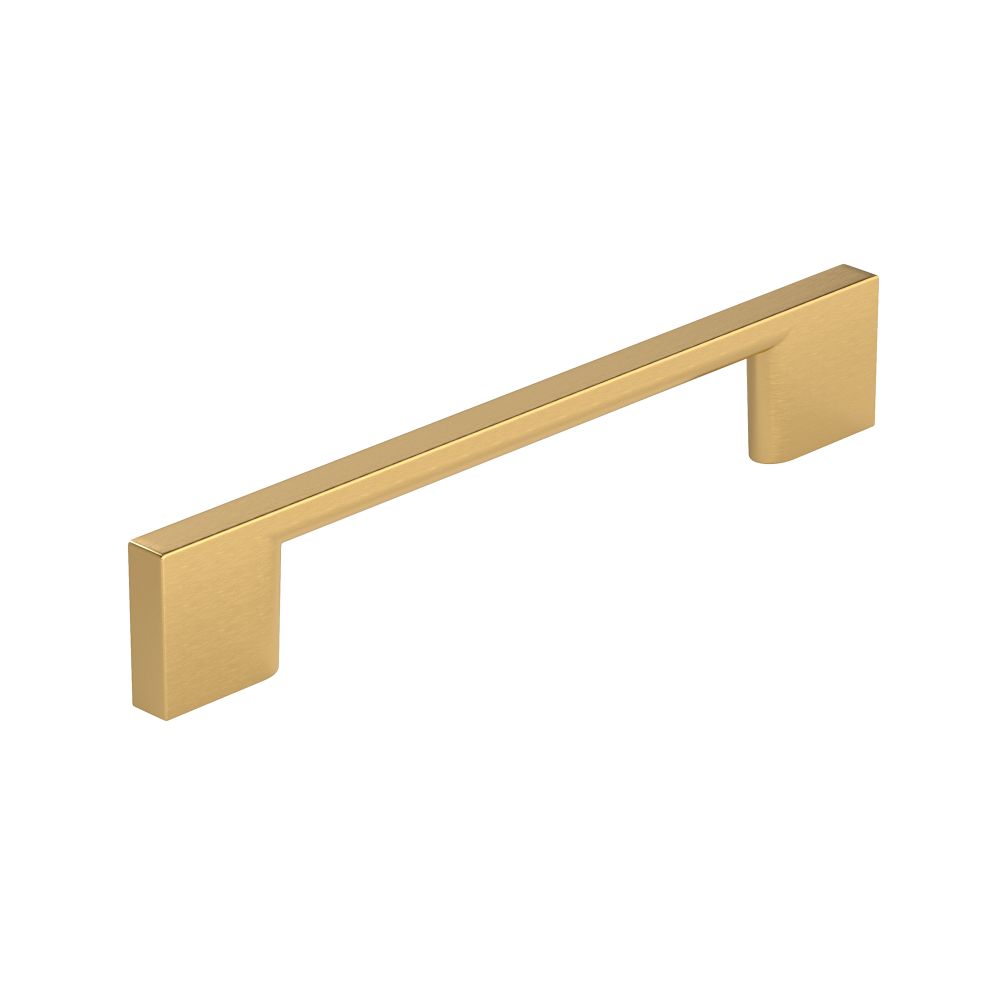 Richelieu BP8160128158 Contemporary Metal Pull in Aurum Brushed Gold