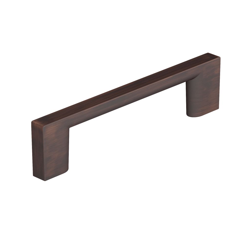 Richelieu Hardware Bp816096Borb Contemporary Metal Bridge Pull 96MM Brushed Oil Rubbed Bronze Finish