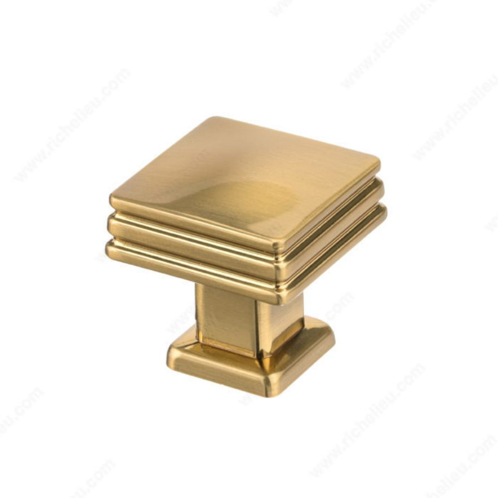 Richelieu Hardware BP864033158 Transitional Metal Knob - 8640 in Brushed Aurum Gold
