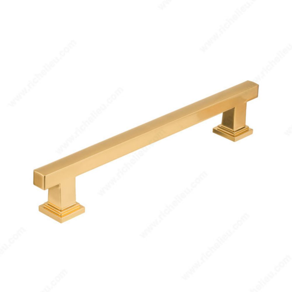 Richelieu Hardware BP864512158 Transitional Metal Appliance Pull - 8645 in Brushed Aurum Gold