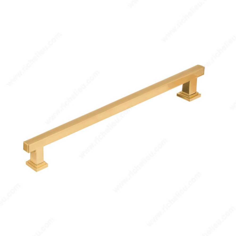 Richelieu Hardware BP864518158 Transitional Metal Appliance Pull - 8645 in Brushed Aurum Gold