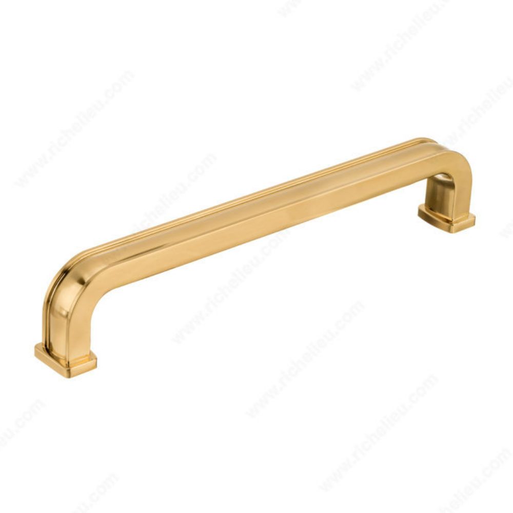 Richelieu Hardware BP868012158 Transitional Metal Appliance Pull - 8680 in Brushed Aurum Gold