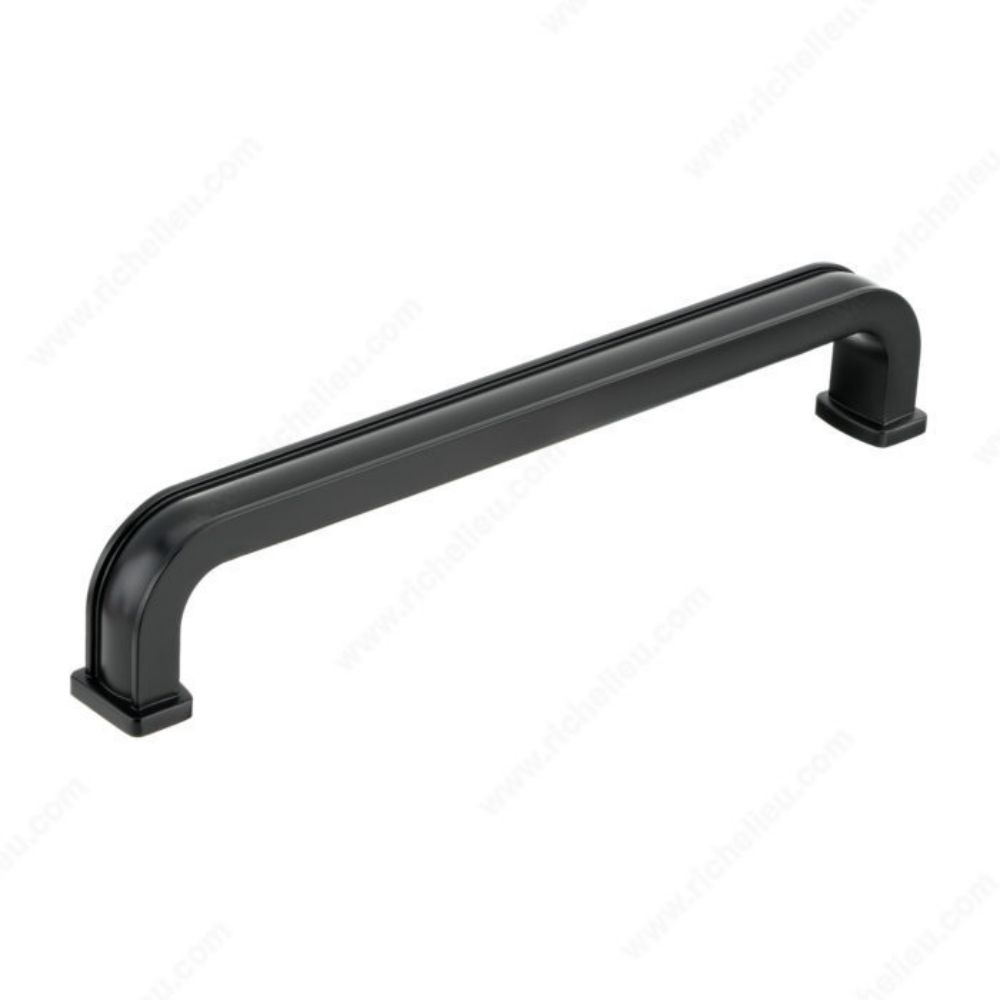 Richelieu Hardware BP868012900 Transitional Metal Appliance Pull - 8680 in Mate Black
