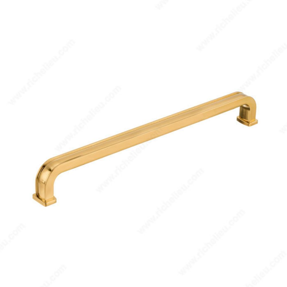 Richelieu Hardware BP868018158 Transitional Metal Appliance Pull - 8680 in Brushed Aurum Gold