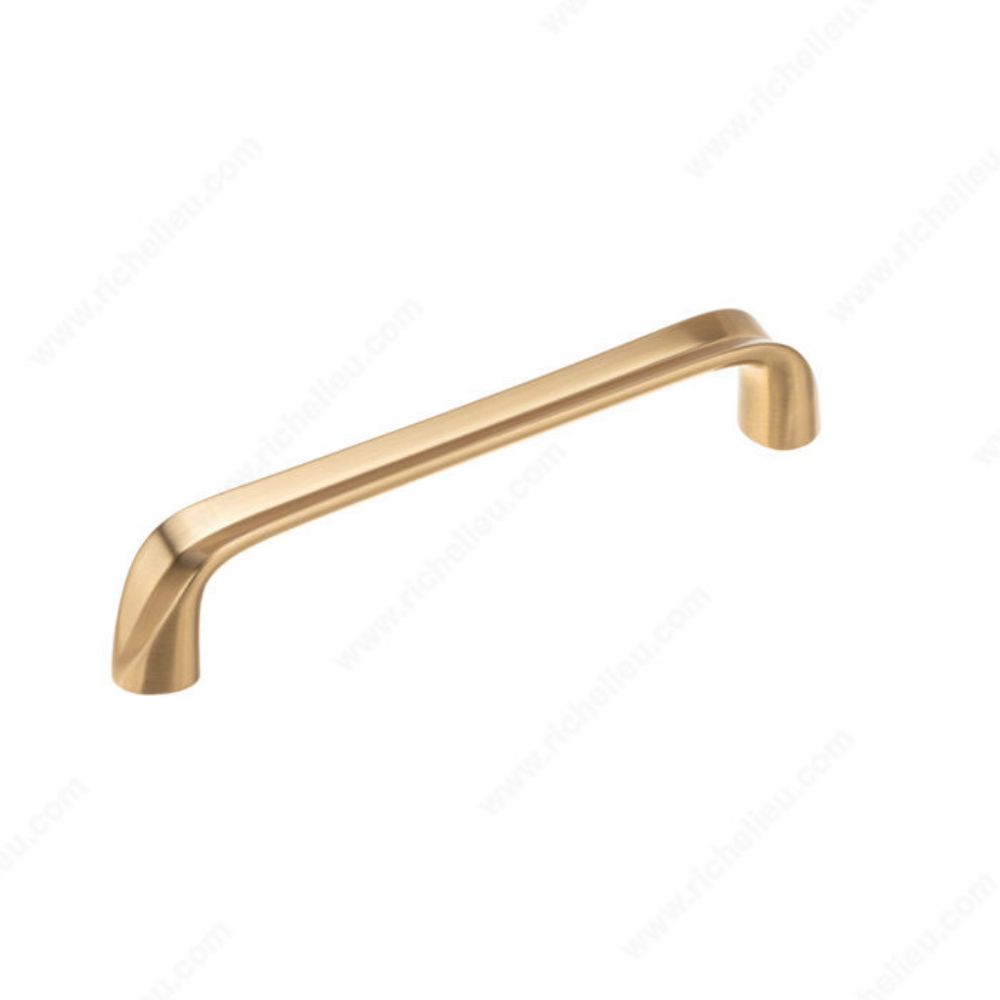 Richelieu BP9024128CHBRZ 9024 Contemporary Metal Pull in Champagne Bronze