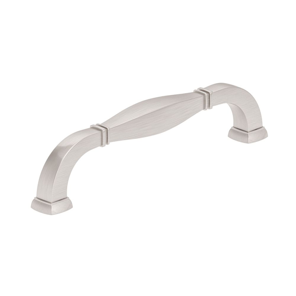 Richelieu Hardware 502106195 Transitional Metal Pull 6 Inch Brushed Nickel Finish