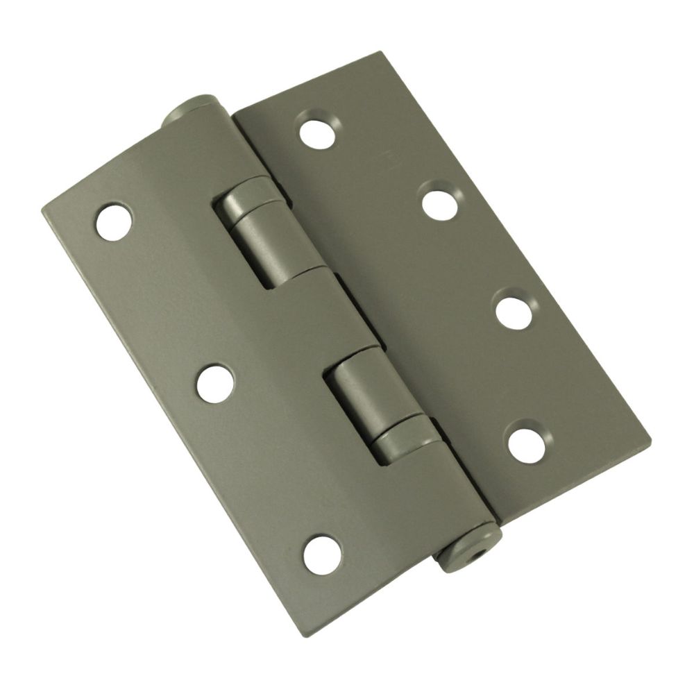 Richelieu Hardware 64823PMHBR 4 1/2" Right Side Half Surface Hinges in Primed (Pack of 3)