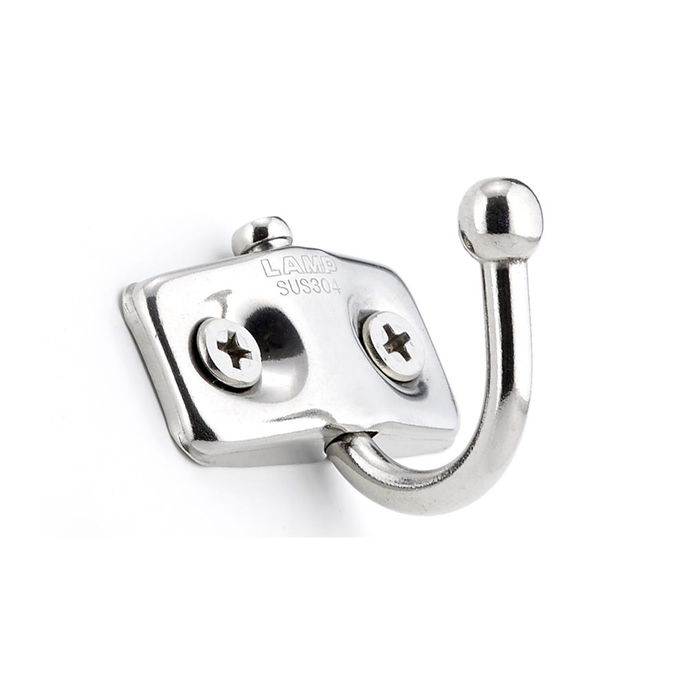 Richelieu Hardware 75710171 Contemporary Stainless Steel Swing Hook 36MM Polished Stainless Steel Finish