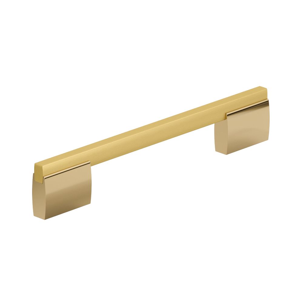 Richelieu 7990192131165 Contemporary Metal Pull - 7990 - Metallic Gold / Brushed Gold
