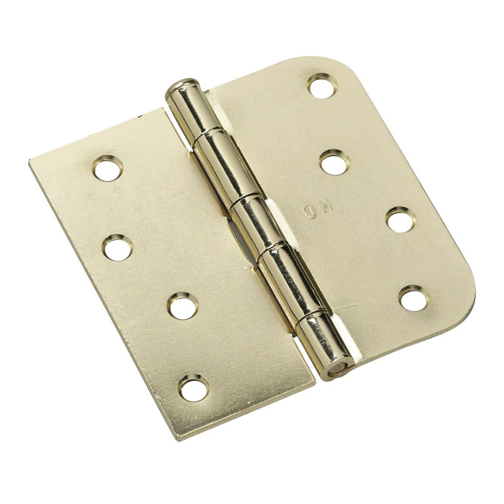 Richelieu Hardware 81822BB 4" Full Mortise Combination Butt Hinge in Brass (Pack of 3)