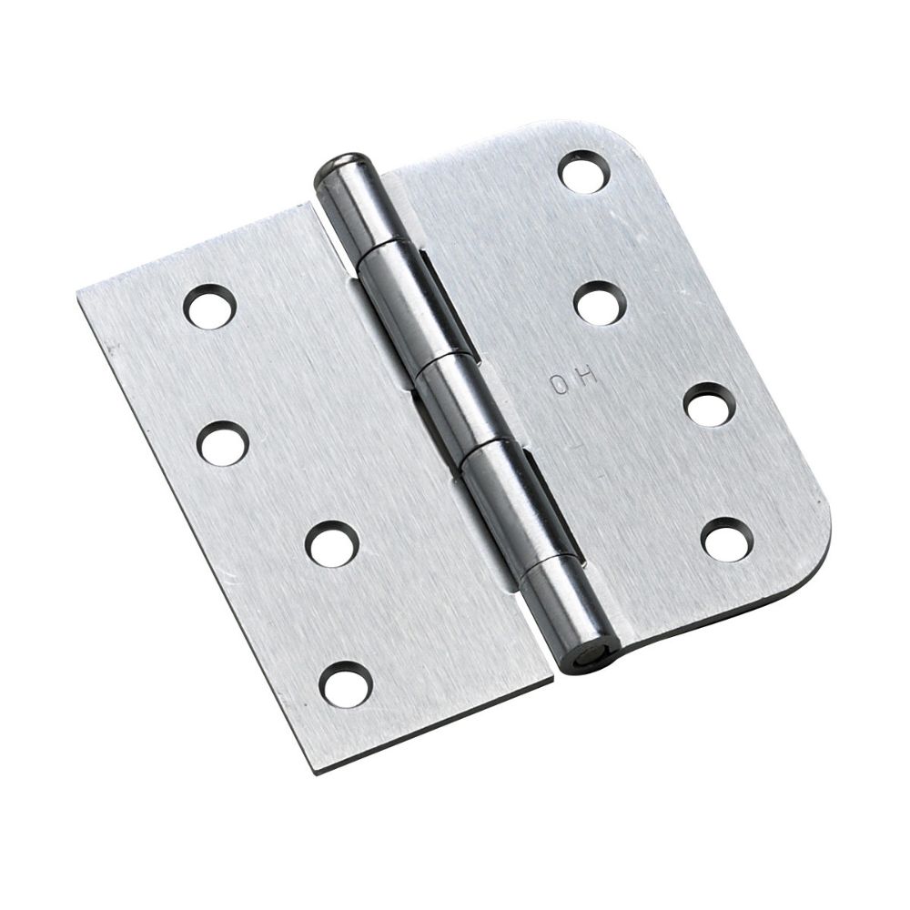 Richelieu Hardware 81822BCB 4" Full Mortise Combination Butt Hinge in Brushed Chrome (Pack of 3)