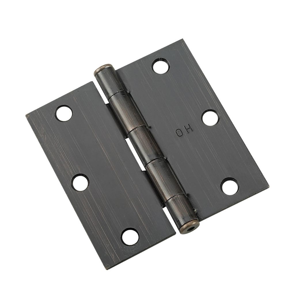 Richelieu Hardware 821ORBB 3 1/2" Full Mortise Butt Hinge in Oil Rubbed Bronze (Pack of 2)