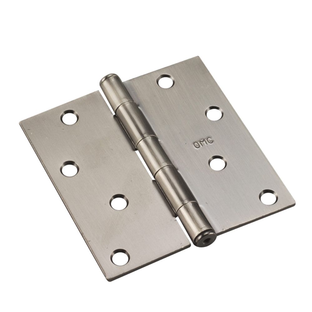 Richelieu Hardware 822ANB 4" Full Mortise Butt Hinge in Antique Nickel (Pack of 2)