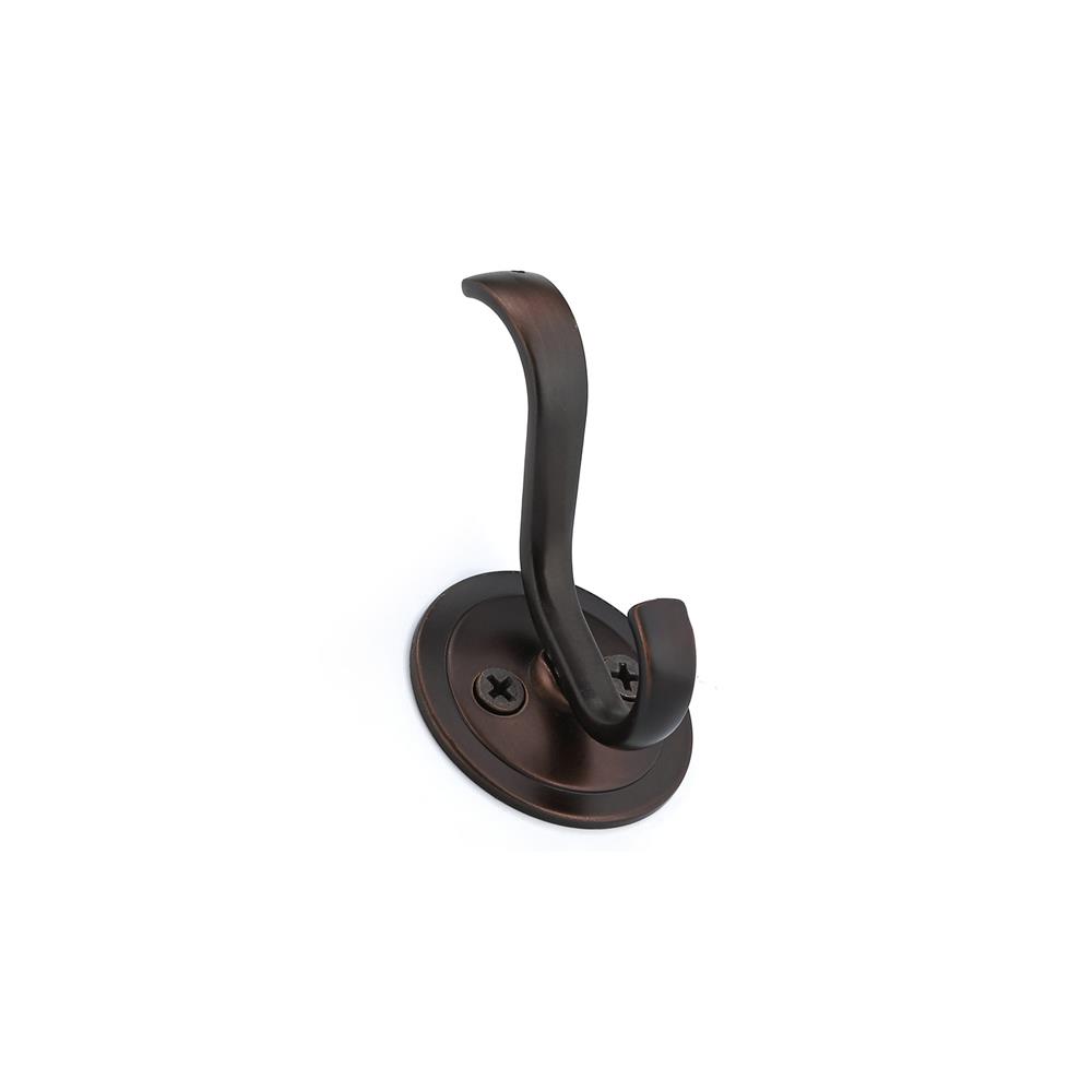 Richelieu Hardware Bp84025Borb Traditional Metal Curved Wall Hook 45X38MM Brushed Oil Rubbed Bronze Finish