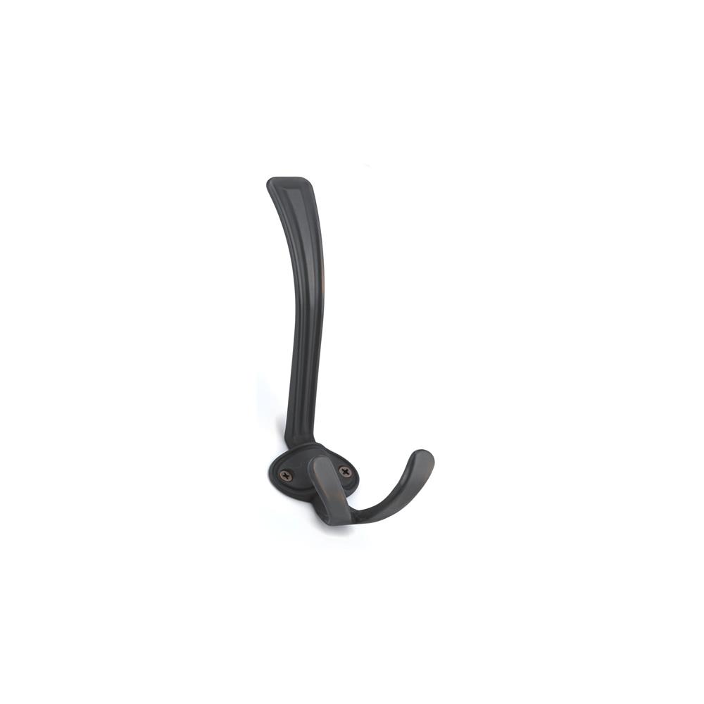 Richelieu Hardware Bp84032Borb Traditional Metal Large Two Hook 155 X 68MM Brushed Oil Rubbed Bronze Finish