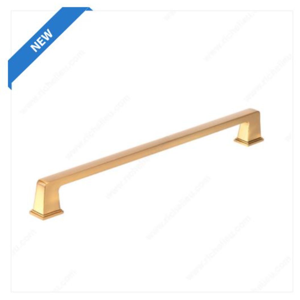 Richelieu BP869512158 Transitional Metal Appliance Pull - 8695 in Aurum Brushed Gold