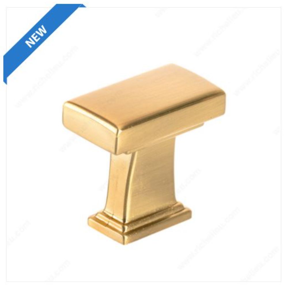 Richelieu BP869528158 Transitional Metal Knob - 8695 in Aurum Brushed Gold
