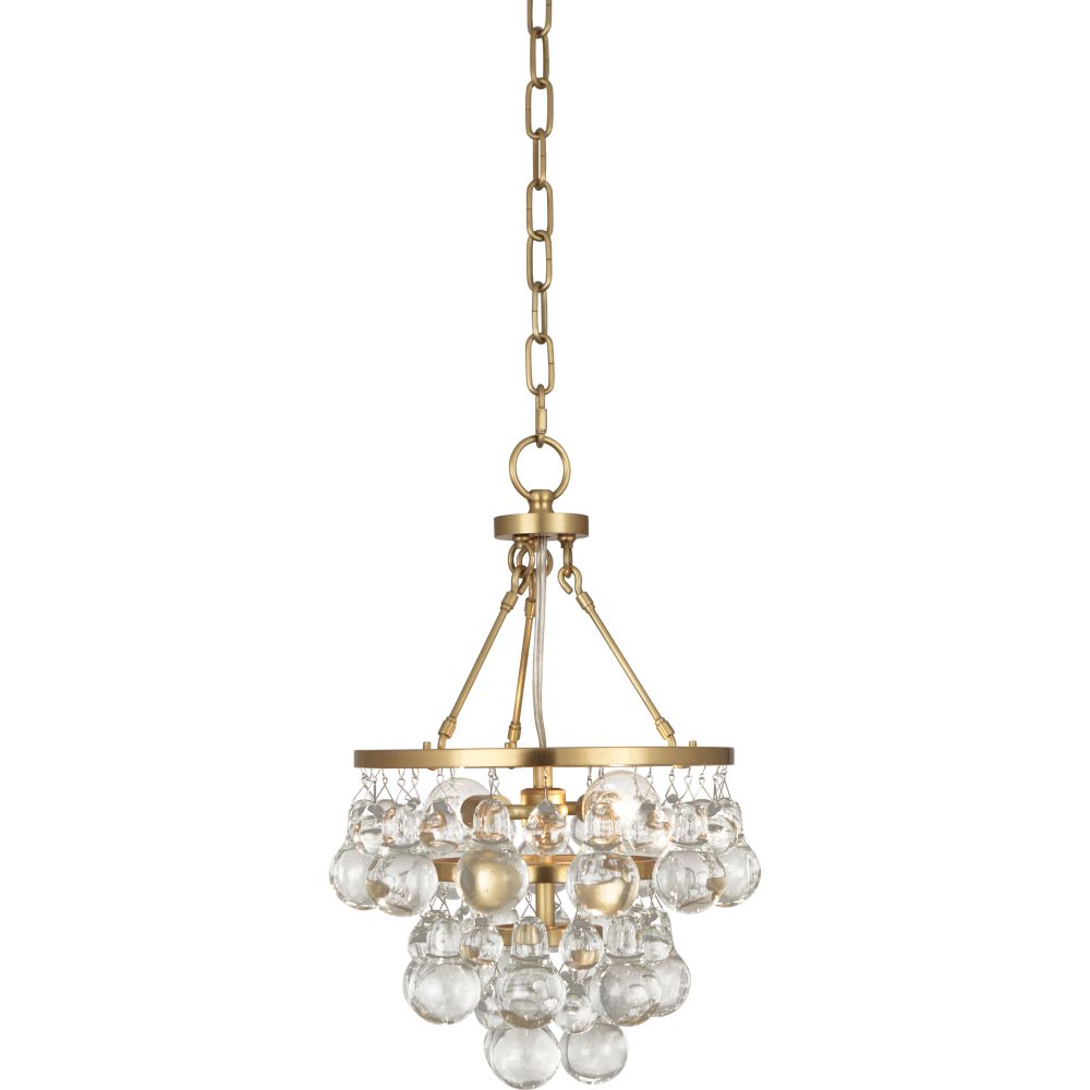 Robert Abbey 1006 Bling Pendant with Antique Brass