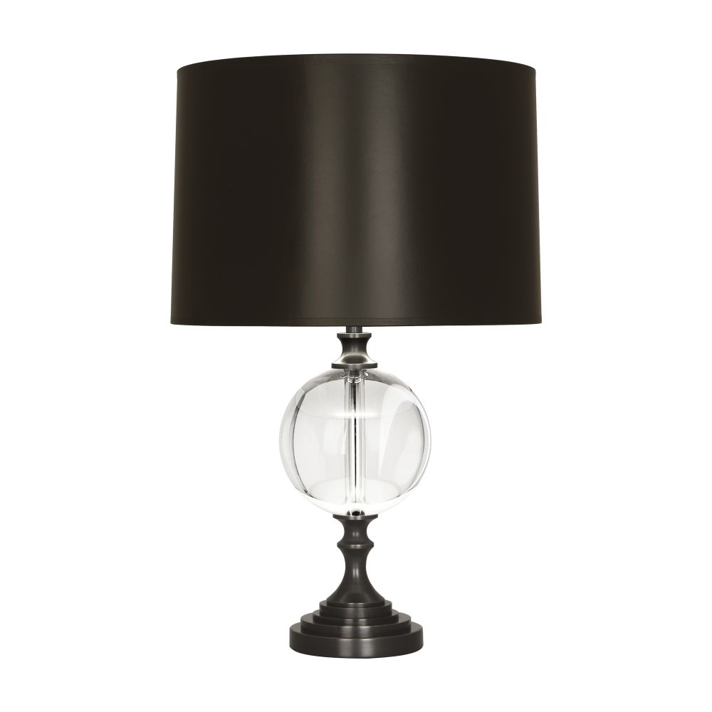 Robert Abbey 1013 Celine Accent Lamp with Deep Patina Bronze Finish W/ Crystal Ball Accent