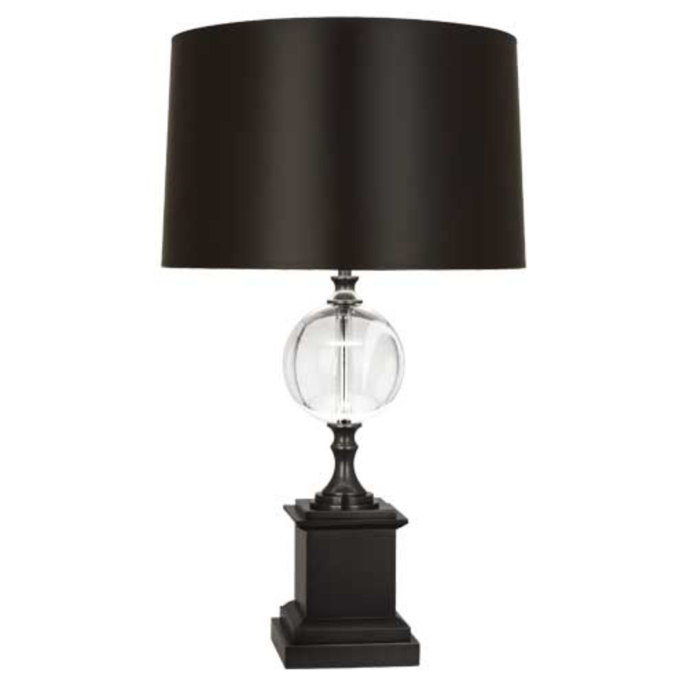 Robert Abbey 1014 Celine Table Lamp with Deep Patina Bronze Finish W/ Crystal Ball Accent