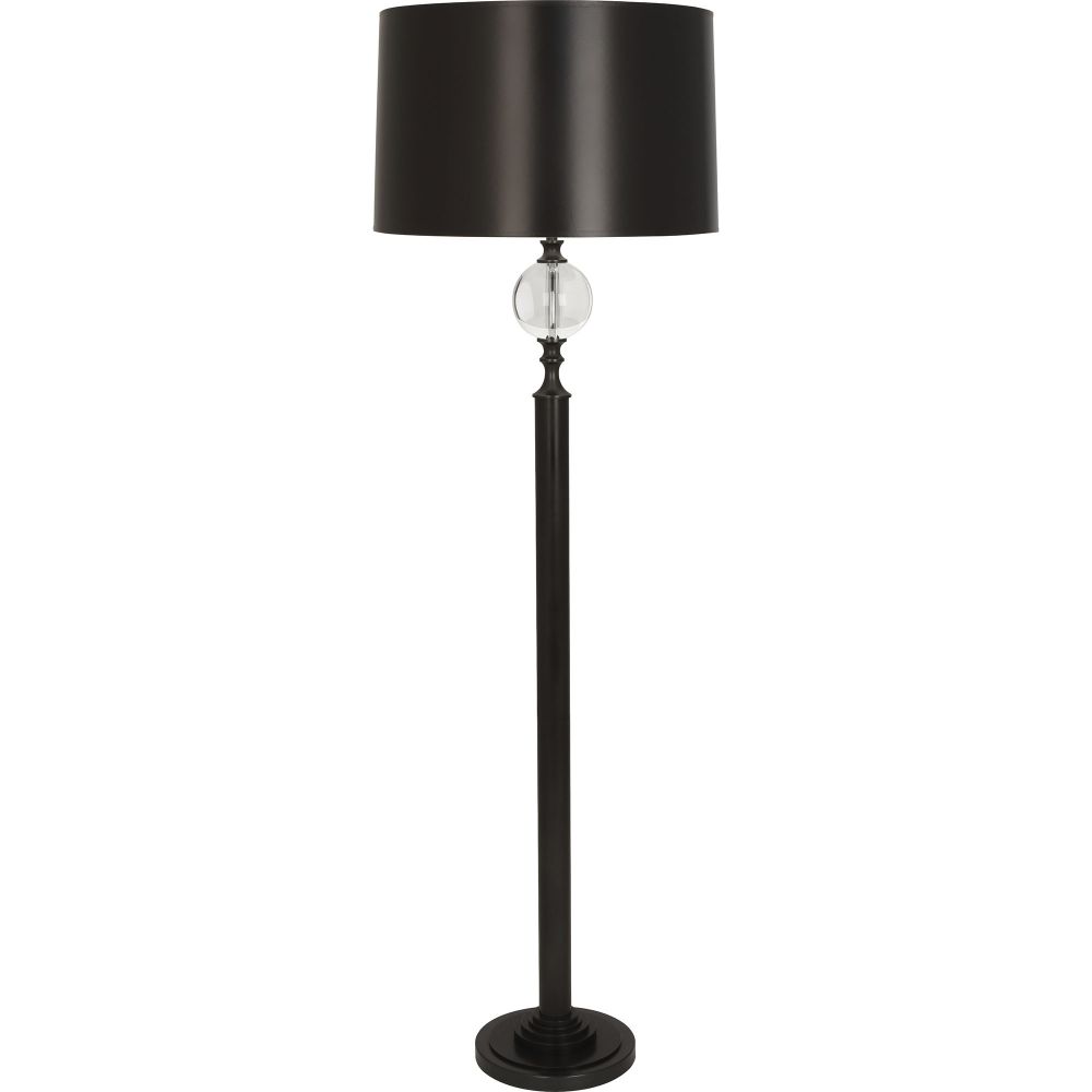 Robert Abbey 1022 Celine Floor Lamp with Deep Patina Bronze Finish W/ Crystal Accents