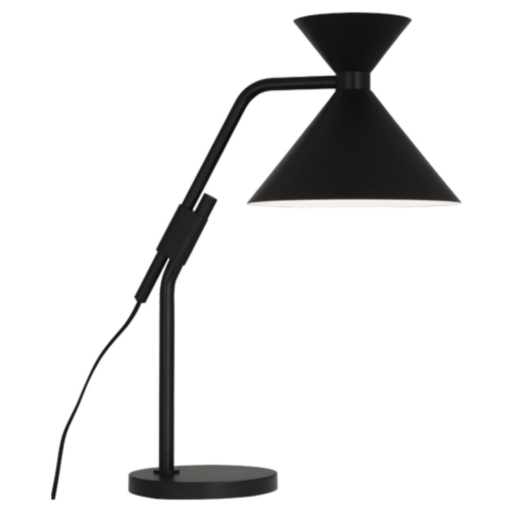 Robert Abbey 1252 Cinch Table Lamp with Matte Black Finish