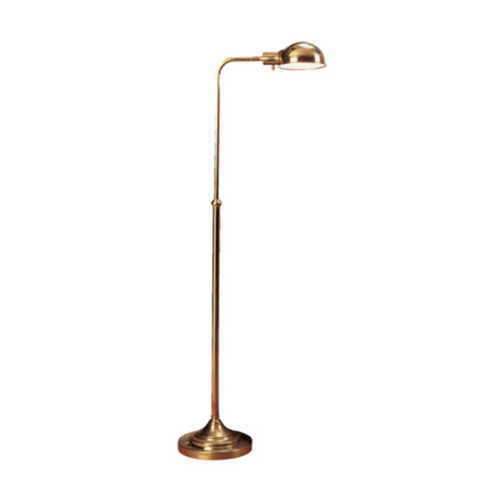 Robert Abbey 1505 Kinetic Brass Floor Lamp with Antique Brass Finish