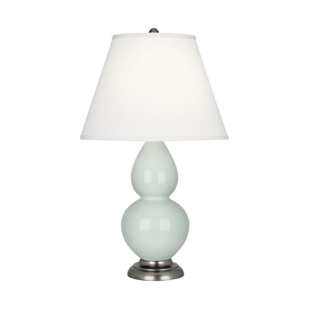 Robert Abbey 1788X Celadon Small Double Gourd Accent Lamp with Celadon Glazed Ceramic
