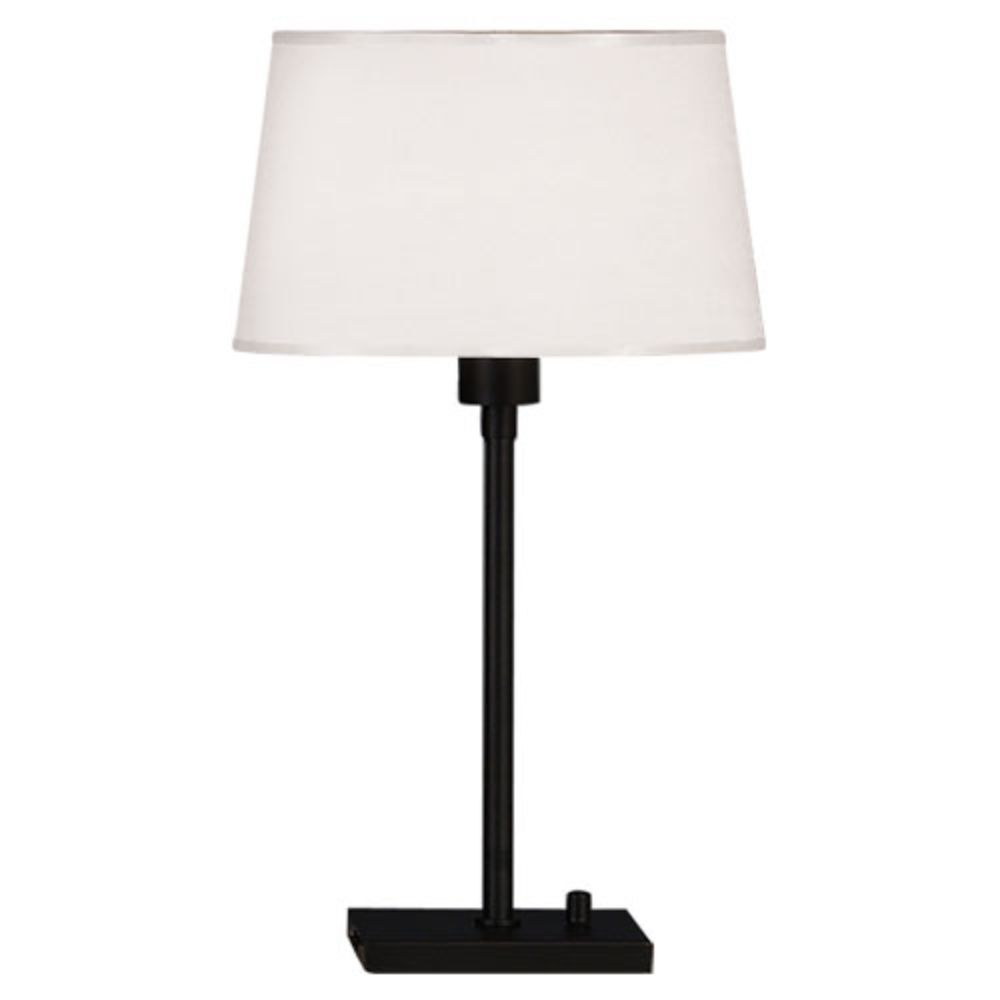 Robert Abbey 1832 Real Simple Table Lamp with Matte Black Powder Coat Finish Over Steel