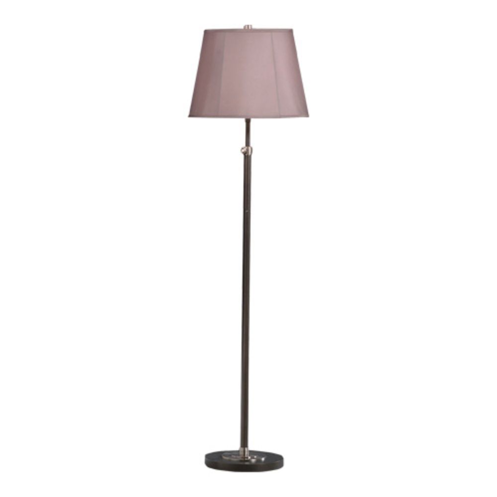 Robert Abbey 1842 Bruno Floor Lamp with Lead Bronze Finish With Ebonized Nickel Accents