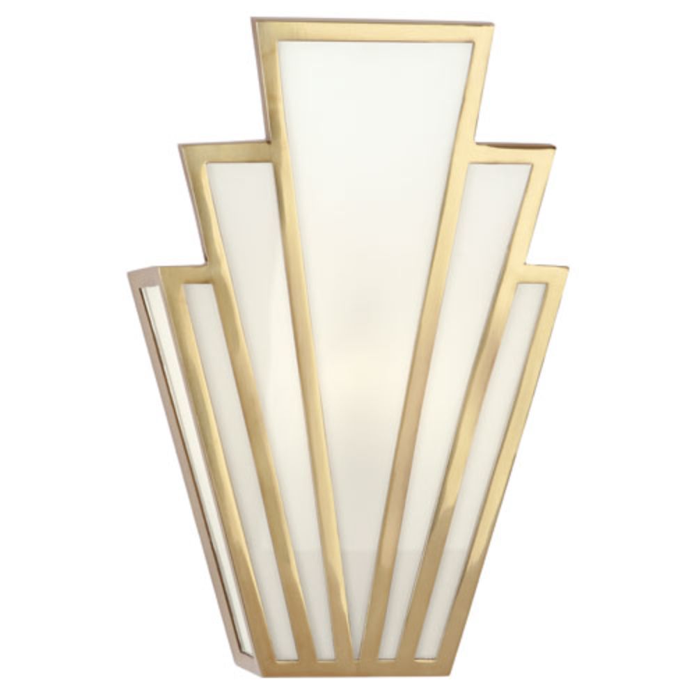 Robert Abbey 228 Empire Wall Sconce with Modern Brass Finish
