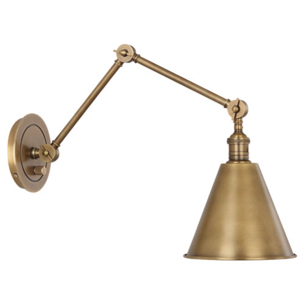 Robert Abbey 2418 Alloy Wall Sconce with Warm Brass Finish