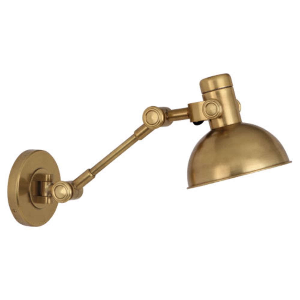Robert Abbey 248 Rico Espinet Scout Wall Swinger with Antique Brass Finish