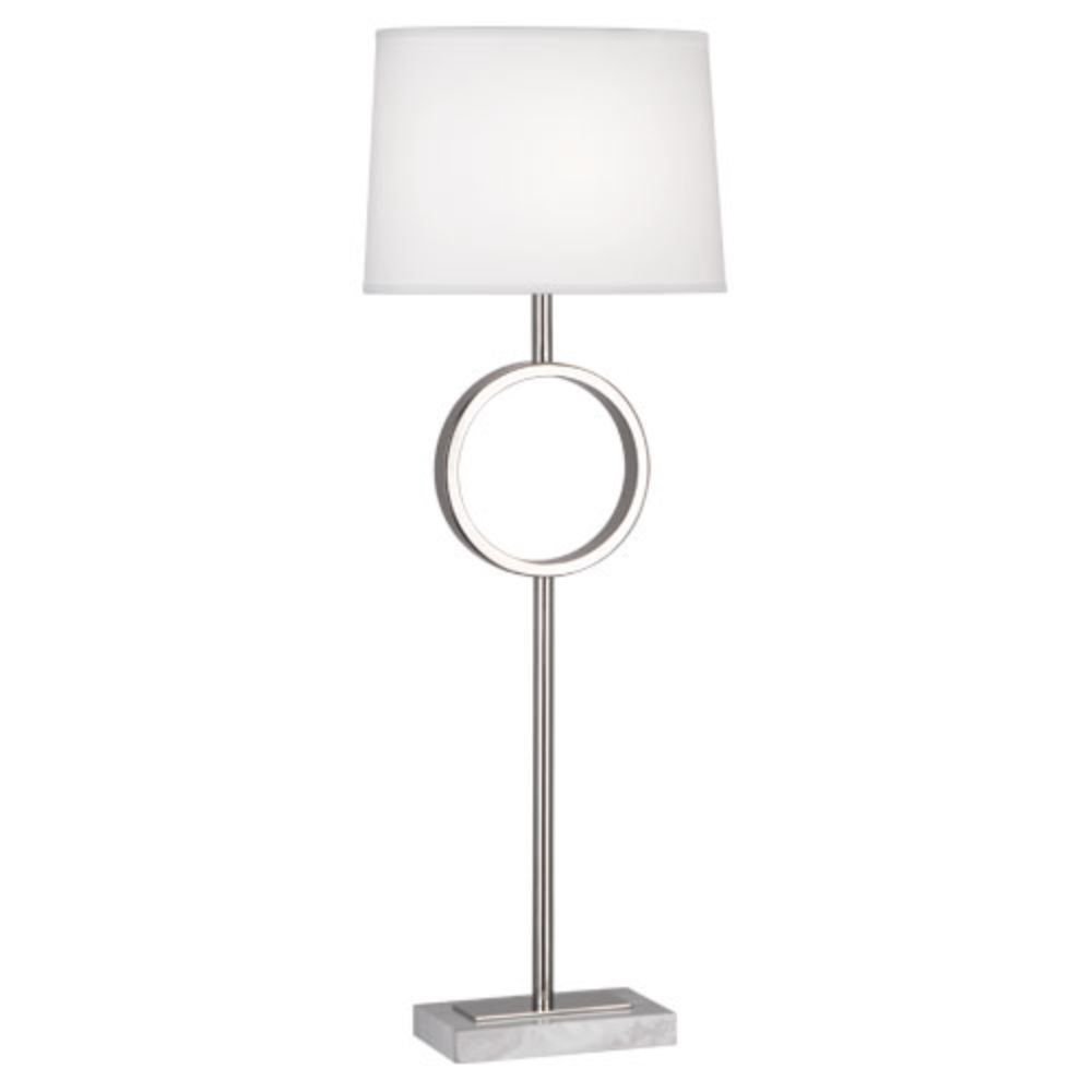 Robert Abbey 2792 Logan Table Lamp with Polished Nickel Finish