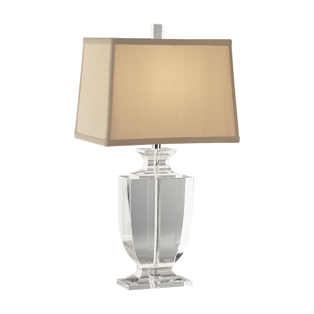 Robert Abbey 3329 Artemis Accent Lamp with Clear Crystal With Silver Plate Accents