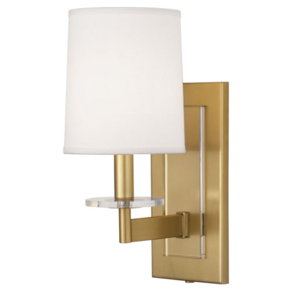 Robert Abbey 3381 Alice Wall Sconce with Antique Brass Finish With Lucite Accents