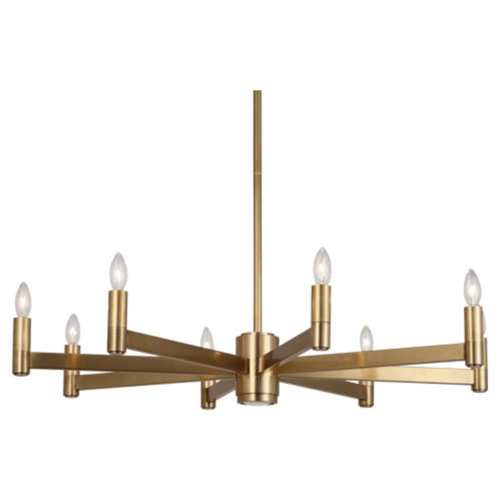Robert Abbey 4500 Delany Chandelier with Antique Brass