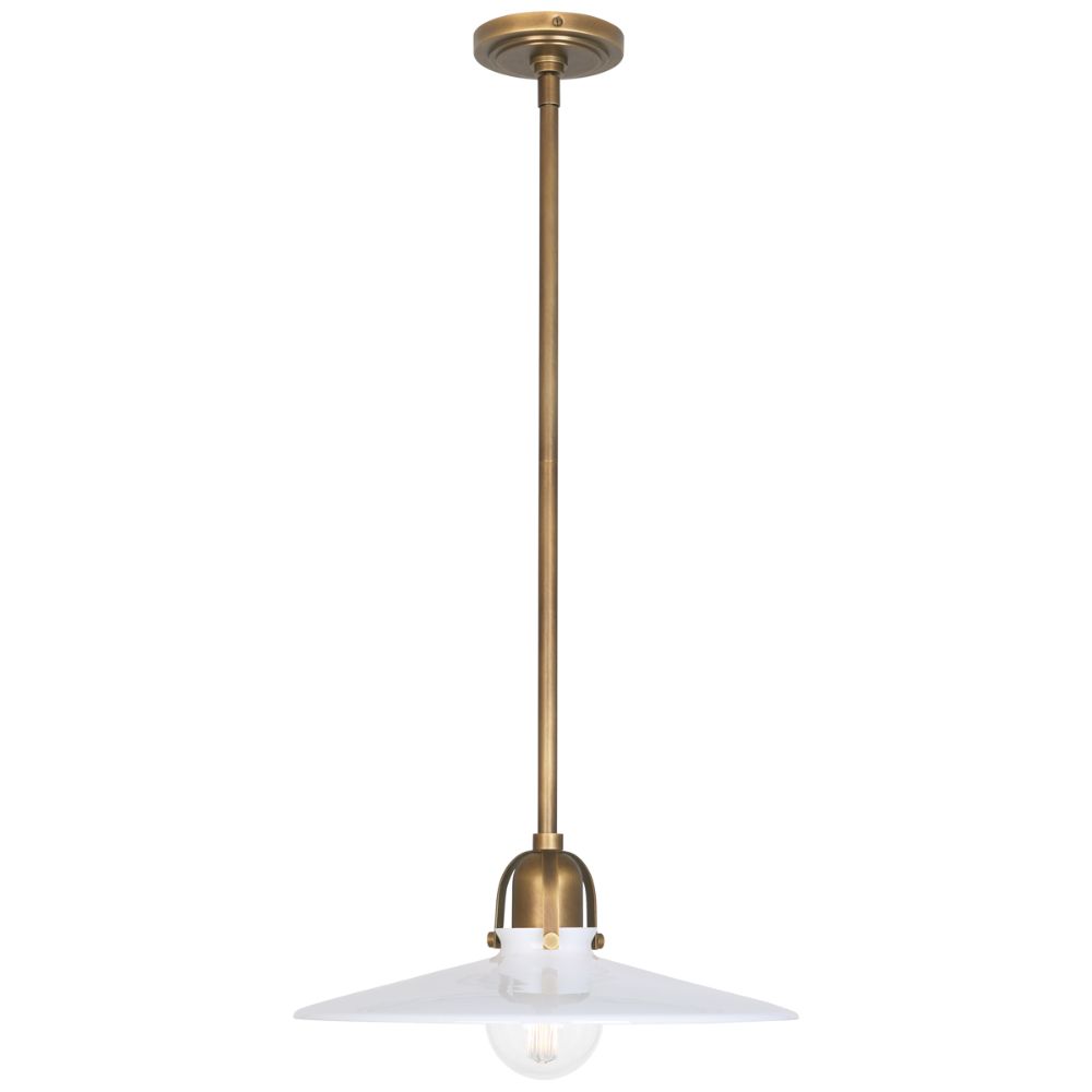 Robert Abbey 615 Rico Espinet Arial Pendant with Warm Brass