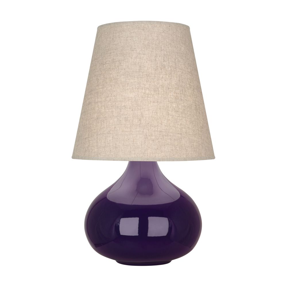 Robert Abbey AM91 Amethyst June Accent Lamp with Amethyst Galzed Ceramic