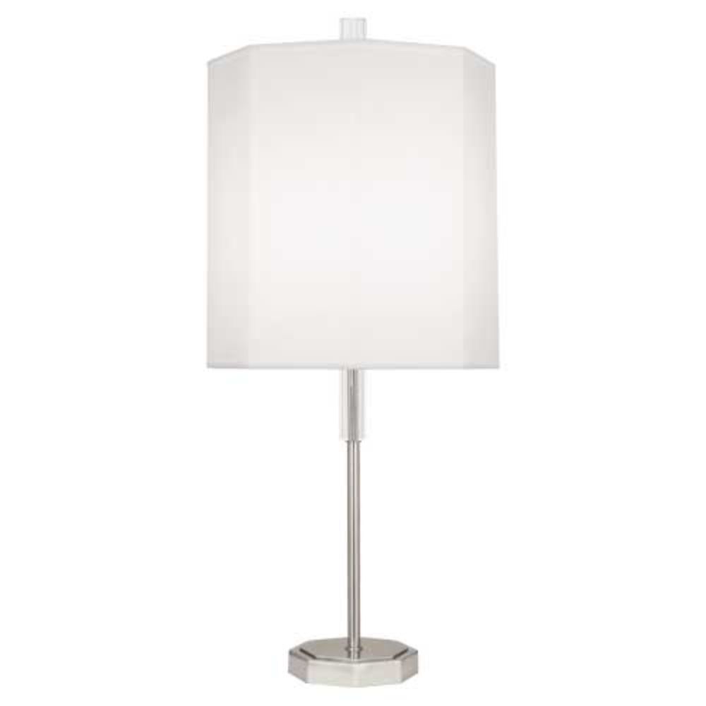 Robert Abbey AW05 Kate Table Lamp with Polished Nickel Finish W/ Clear Crystal Accents