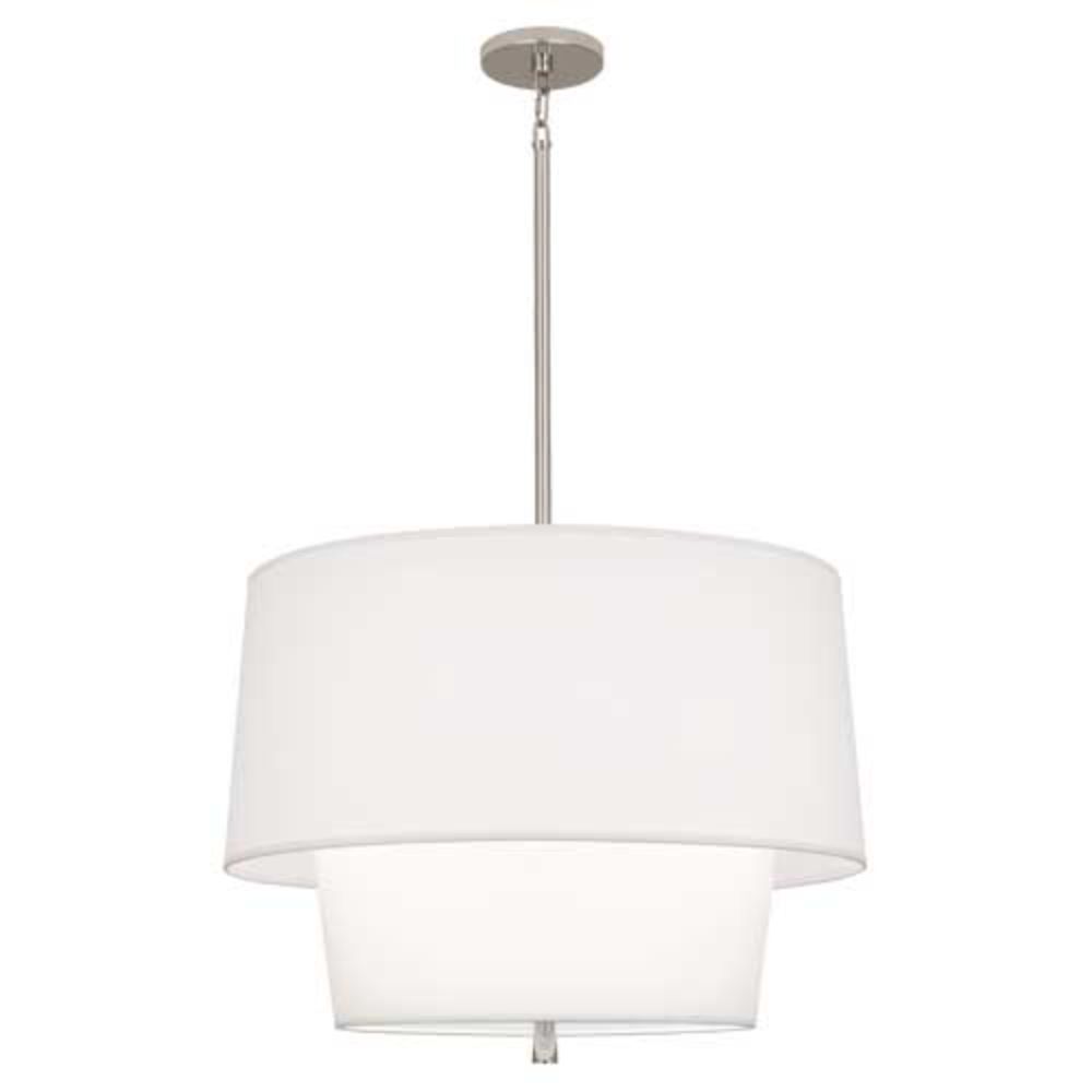Robert Abbey AW138 Decker Pendant with Polished Nickel Finish