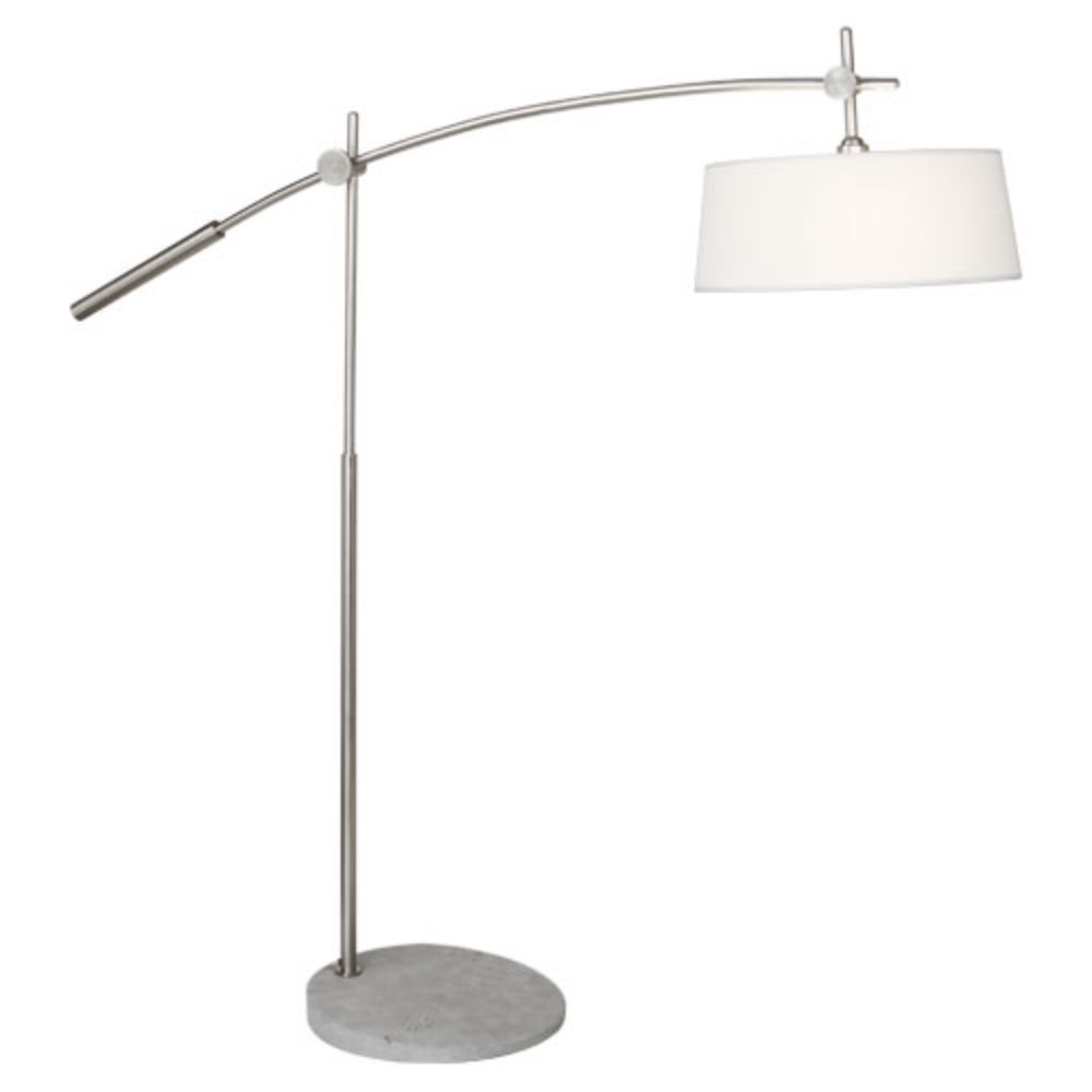 Robert Abbey B2097 Rico Espinet Miles Floor Lamp with Brushed Nickel Finish